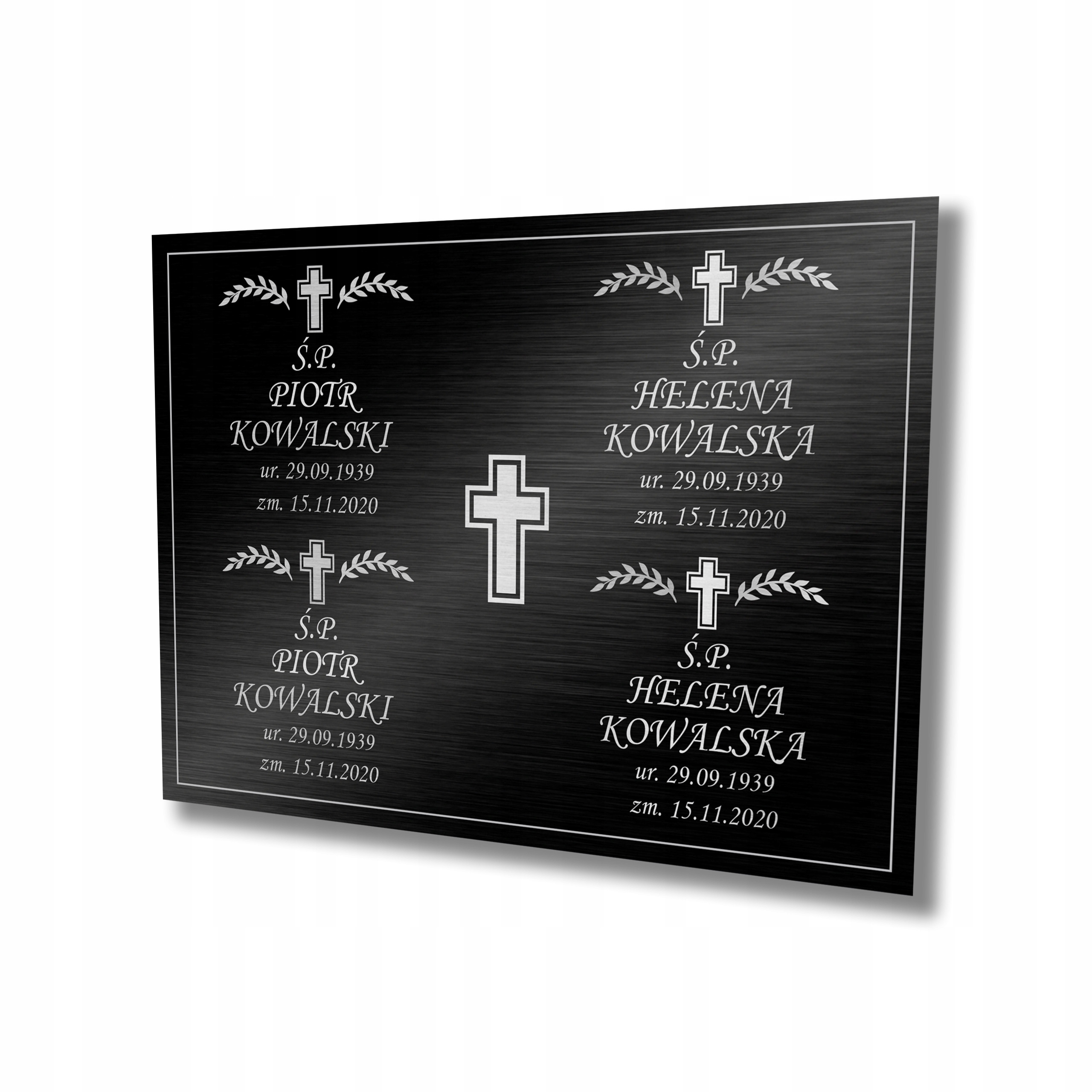 Tablica nagrobkowa tabliczka nagrobna 40x30 cm