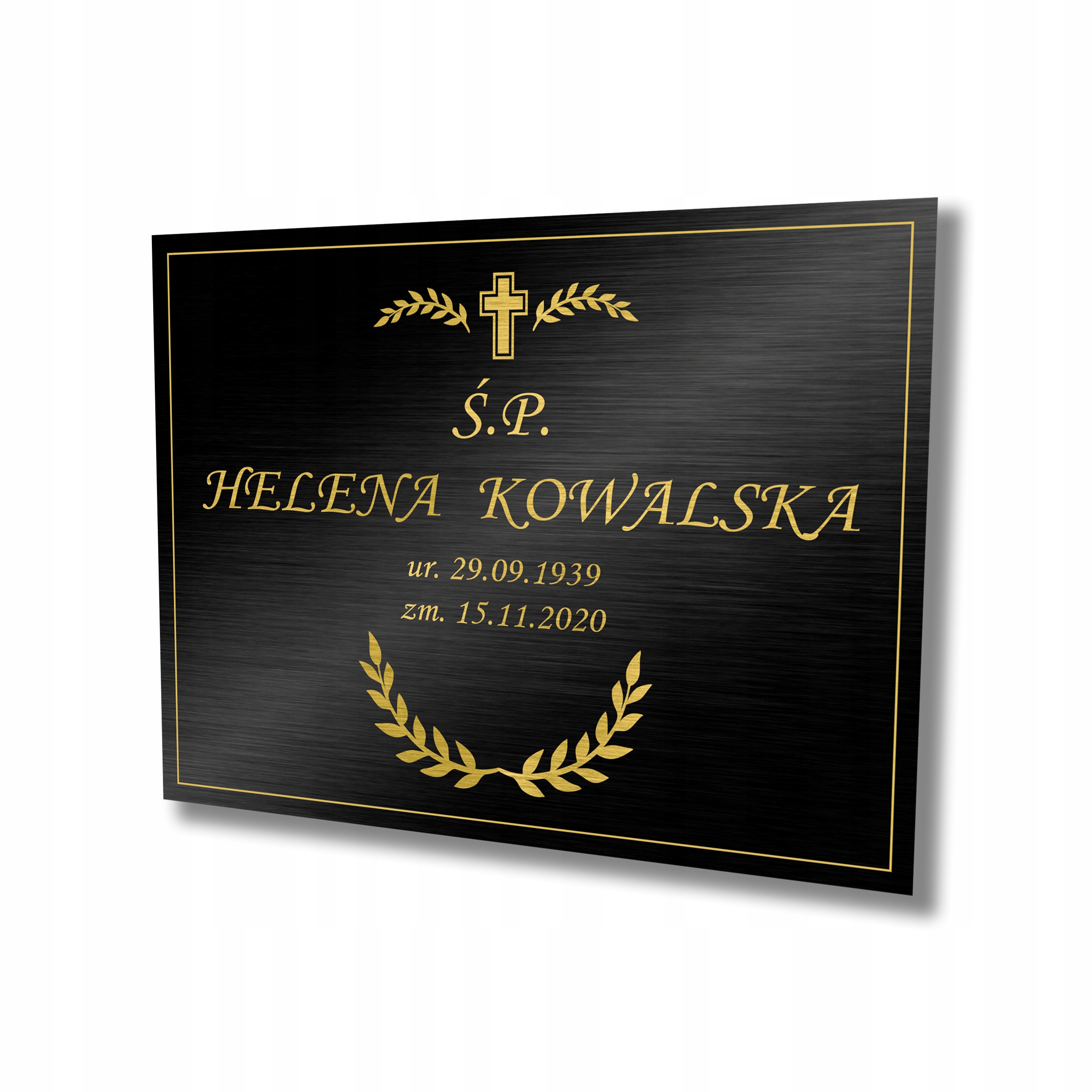 Tablica nagrobkowa tabliczka nagrobna 40x30 cm