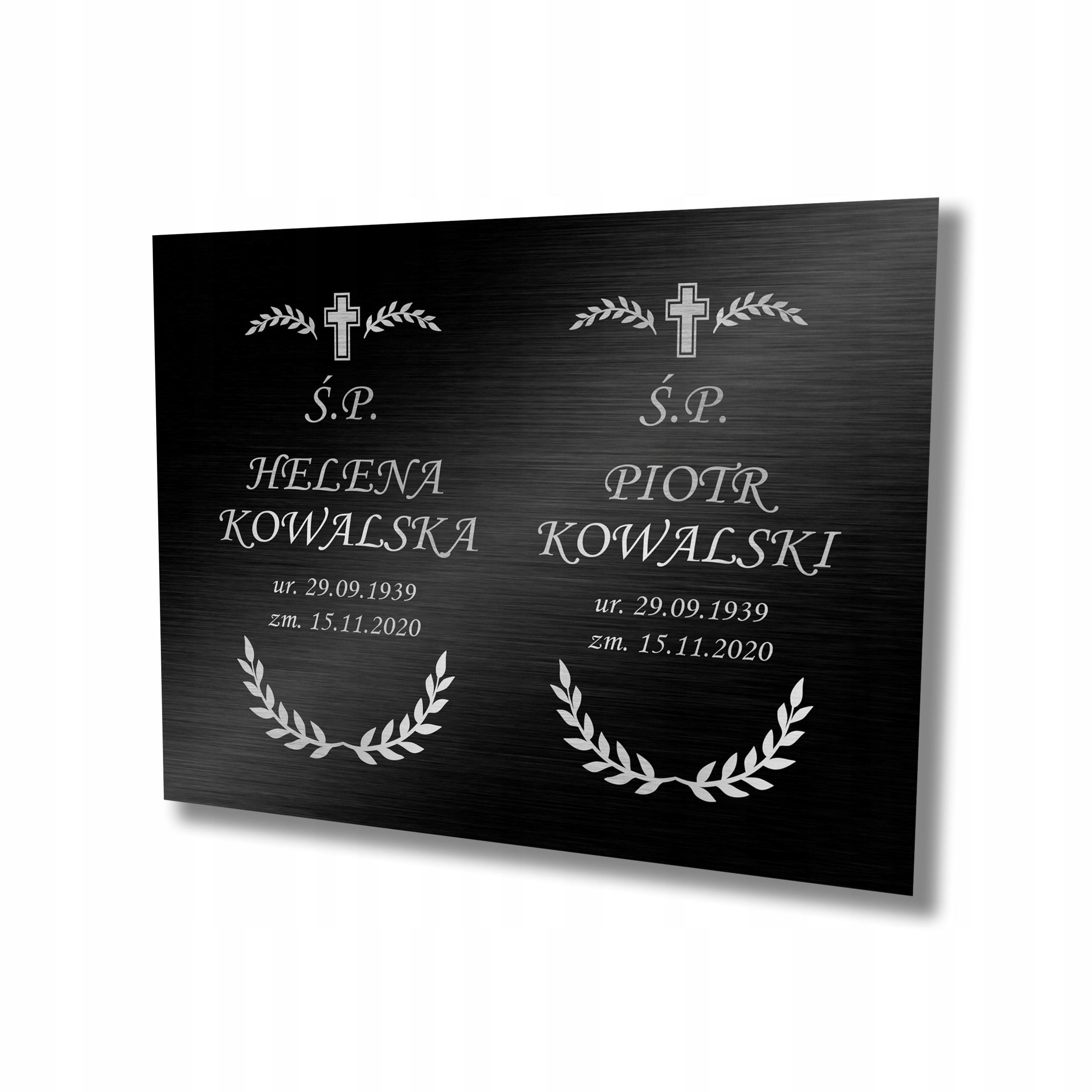 Tablica nagrobkowa tabliczka nagrobna 40x30 cm